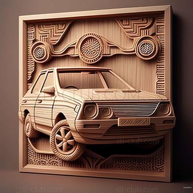 3D мадэль Nissan Sunny (STL)